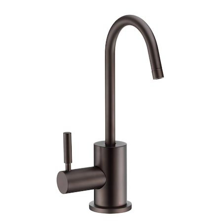 Whitehaus Point Of Use Instant Hot Water Drinking Faucet W/ Gooseneck Swivel Spo WHFH-H1010-ORB